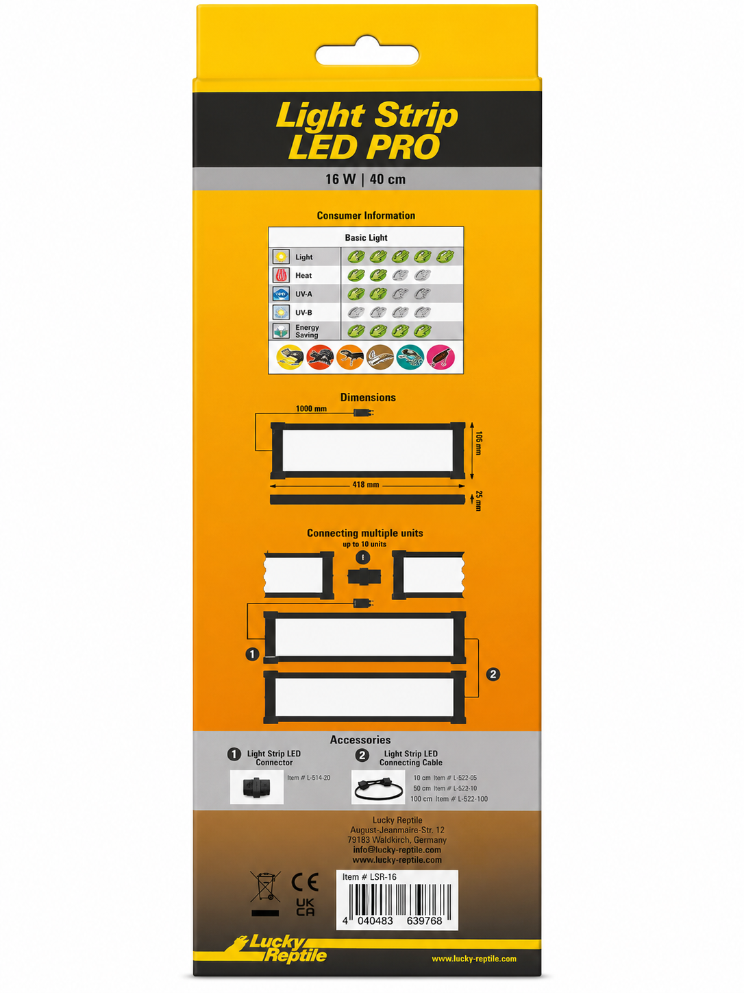 Lucky Reptile Light Strip Led Pro
